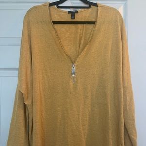 Alfani Oversized Yellow Sweater